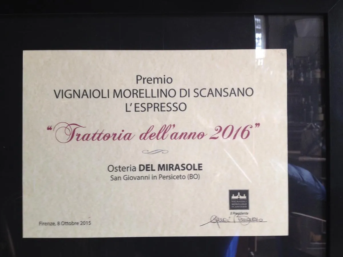 Gasthof Hotel Antica Osteria Del Mirasole San Giovanni in Persiceto Italien